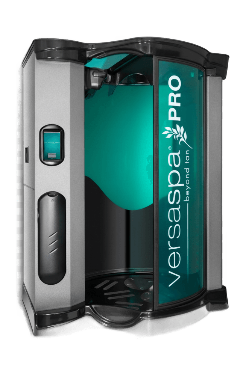 VersaSpa Pro spray tan booth at Tropitana Tanning Delafield WI